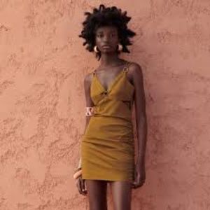 NWT Zara Cut-Out Mini Dress - Size M
